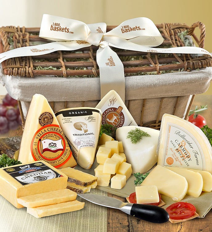Premium American Handcrafted Cheese Gift Basket